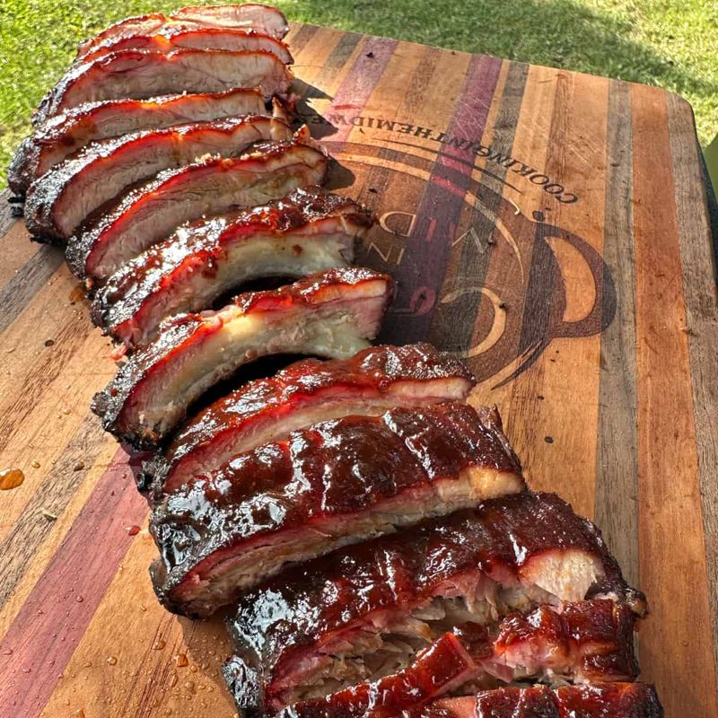 Uncle Tony's Grilled Ribs With Secret Rub
