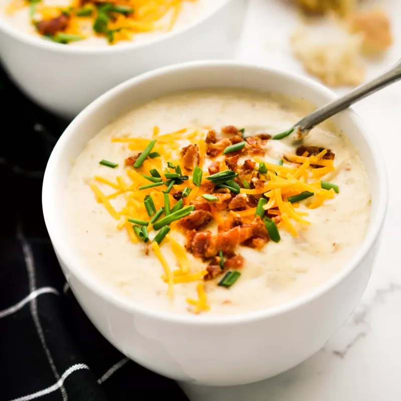 Tuesday Lunch: Loaded Baked Potato Soup Cups