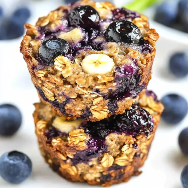 Blueberry Banana Oatmeal Cups