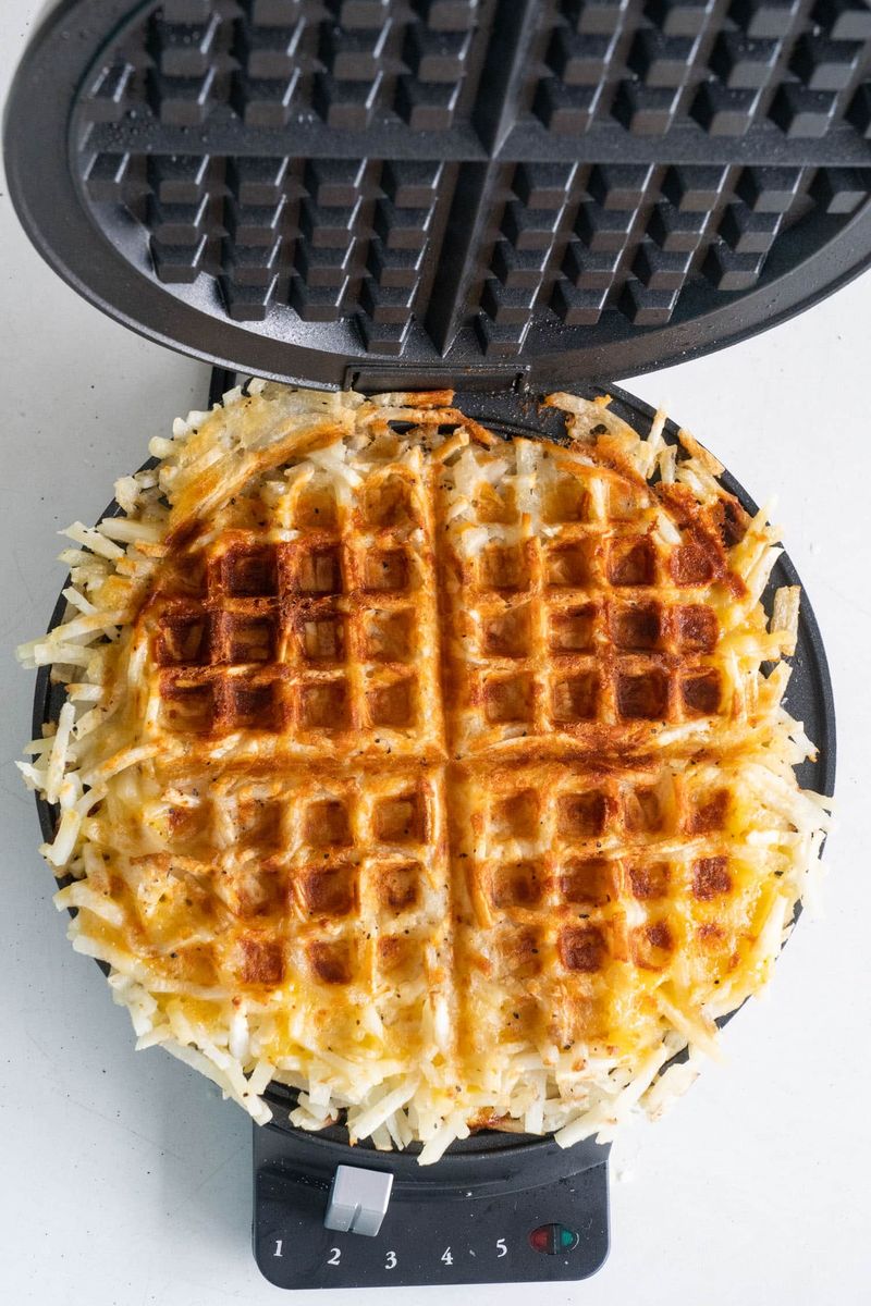 Waffle Iron Hash Browns