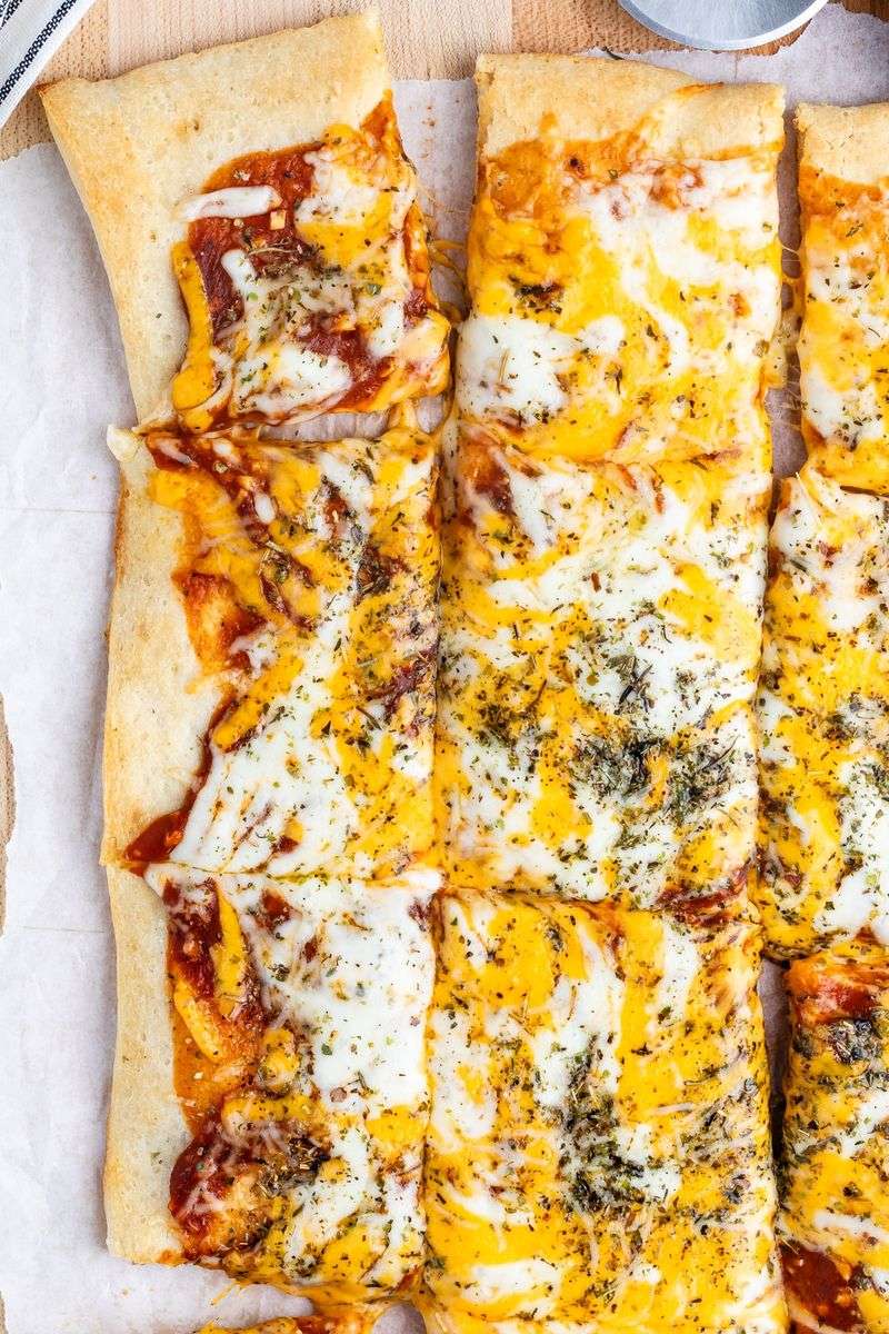 Four-Cheese Pizza With A Crispy Crust