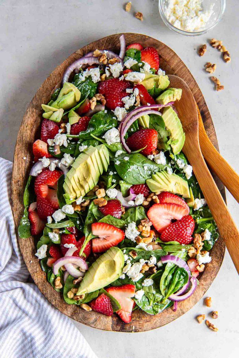 Strawberry Spinach Salad
