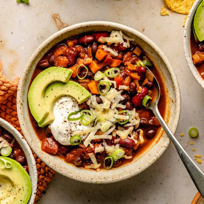 Loaded Vegetarian Chili