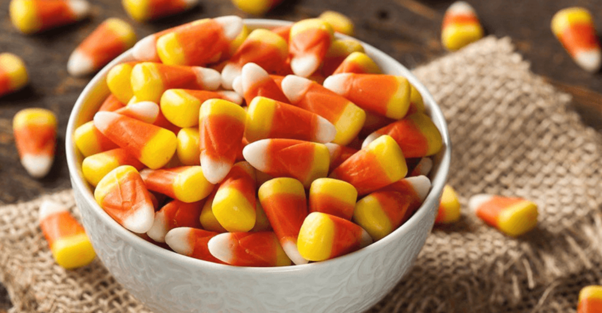 candy in a bowl
