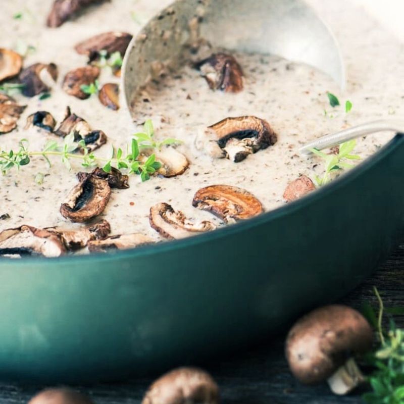 Mushroom Brie Bisque