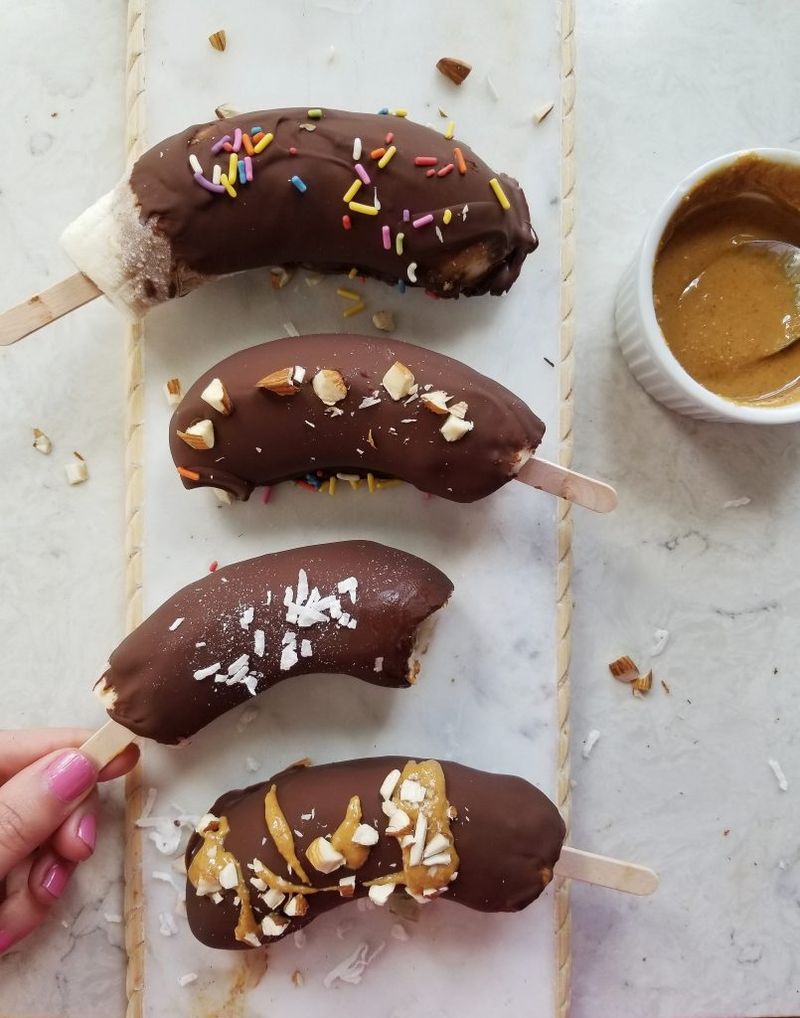 Frozen Chocolate Banana: Nature's Awkward Attempt At Carnival Food