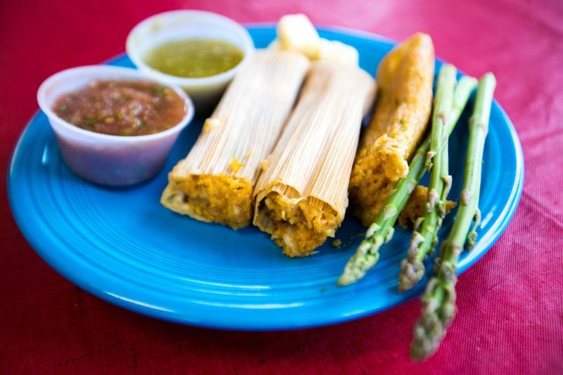 Asparagus Tamales From Los Hernandez