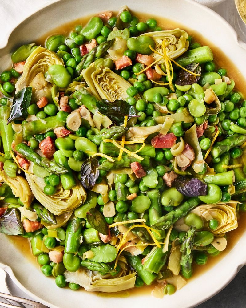 Artichoke Ad Fava Bean Ragout