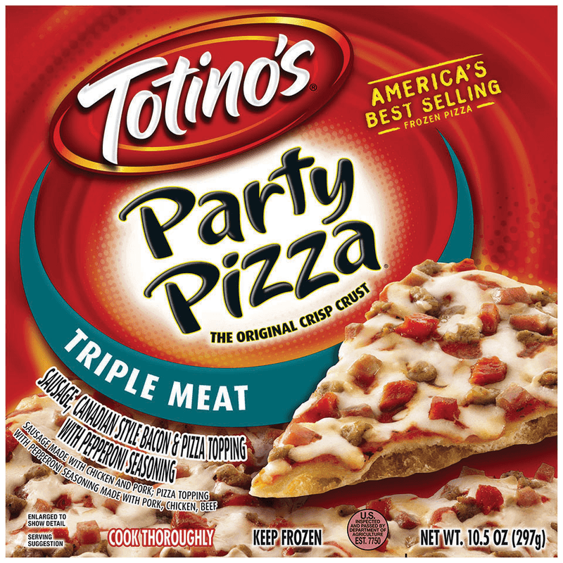 Totino’s Party Pizza (Triple Meat)