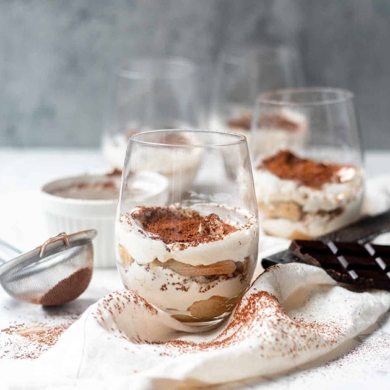 Tiramisu-Inspired Cake Cups
