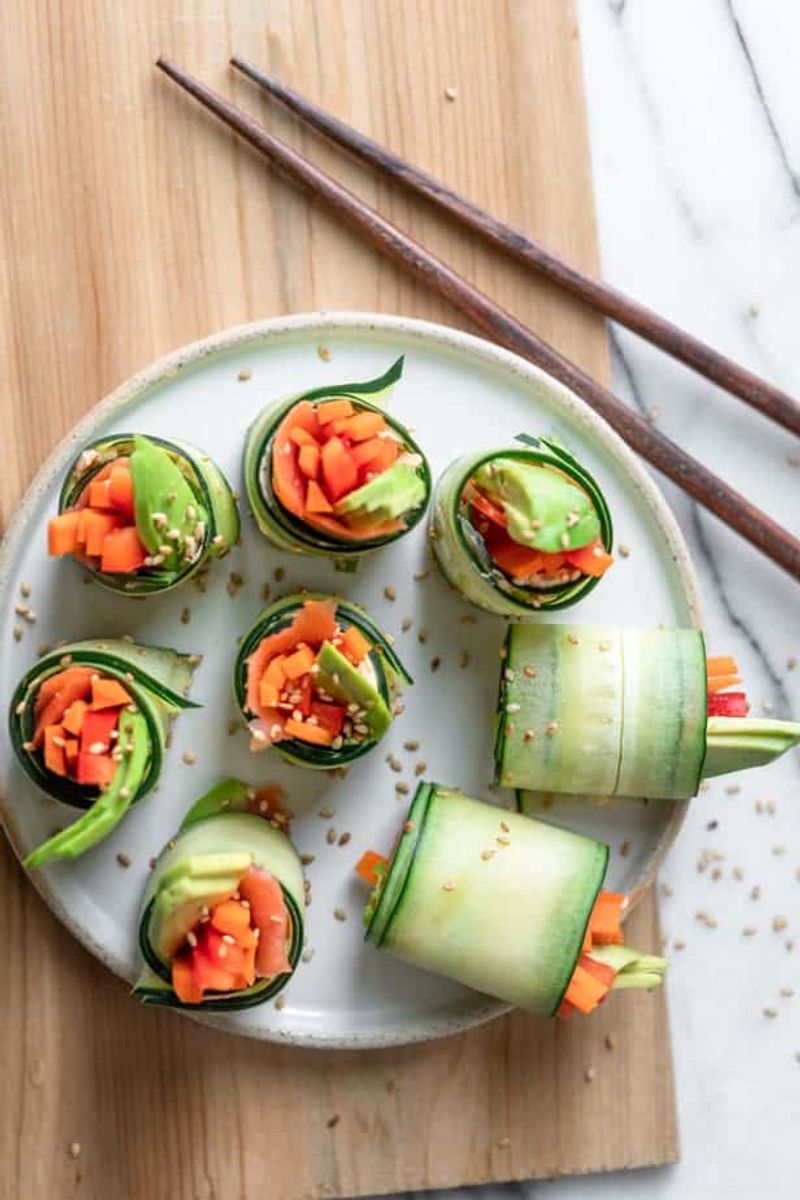 Cucumber Sushi Rolls
