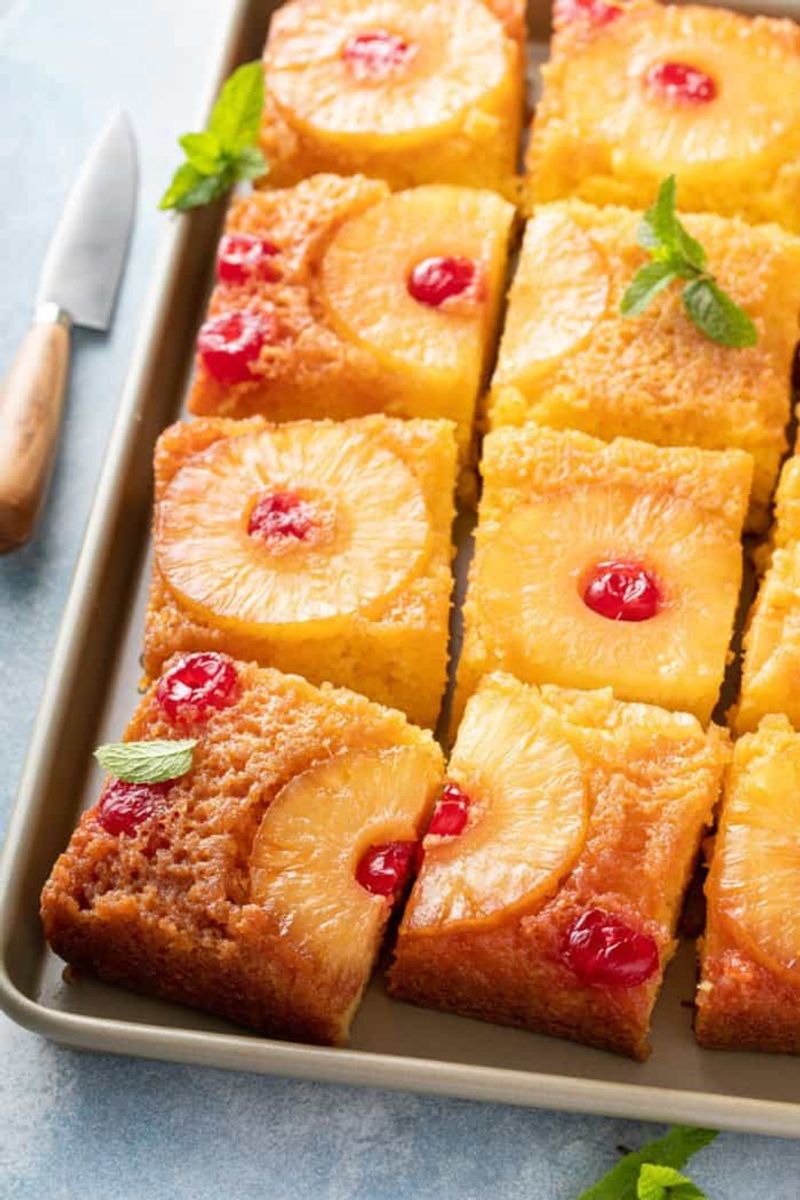Pineapple Upside-Down Sheet Cake