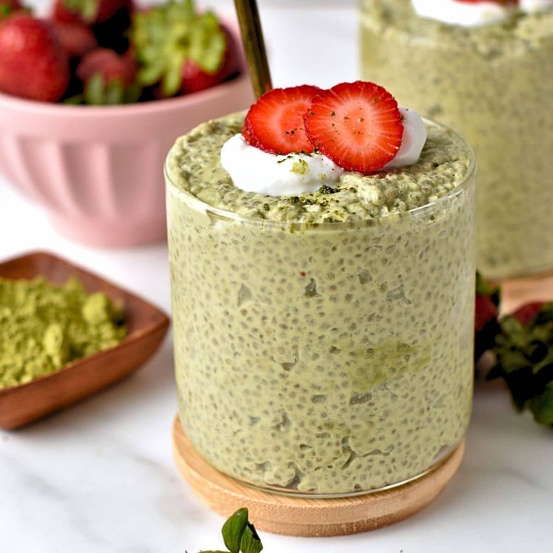 Revitalizing Matcha Chia Pudding