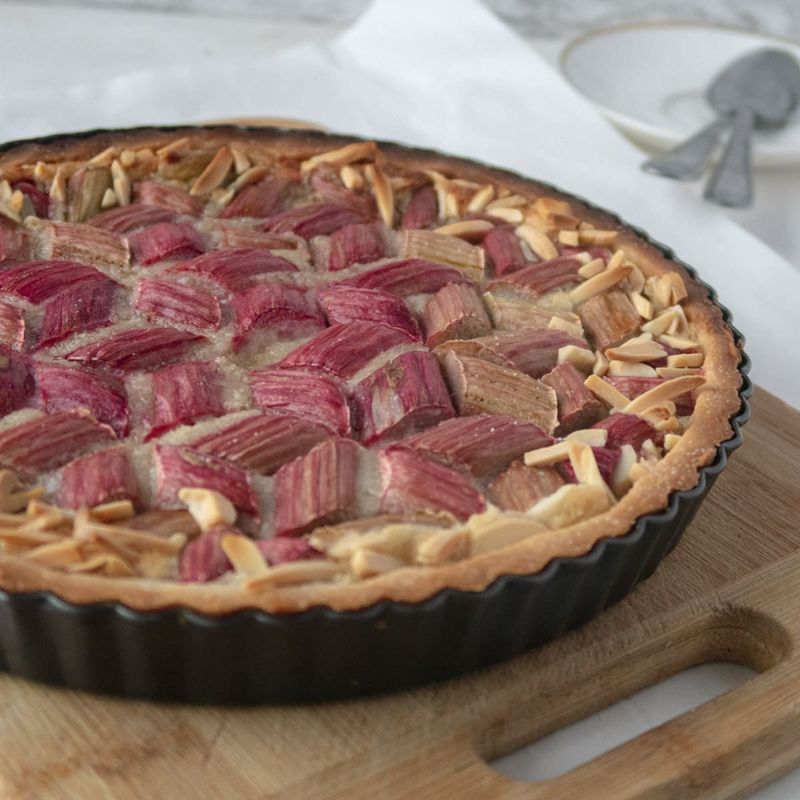 Rhubarb-Almond Tart