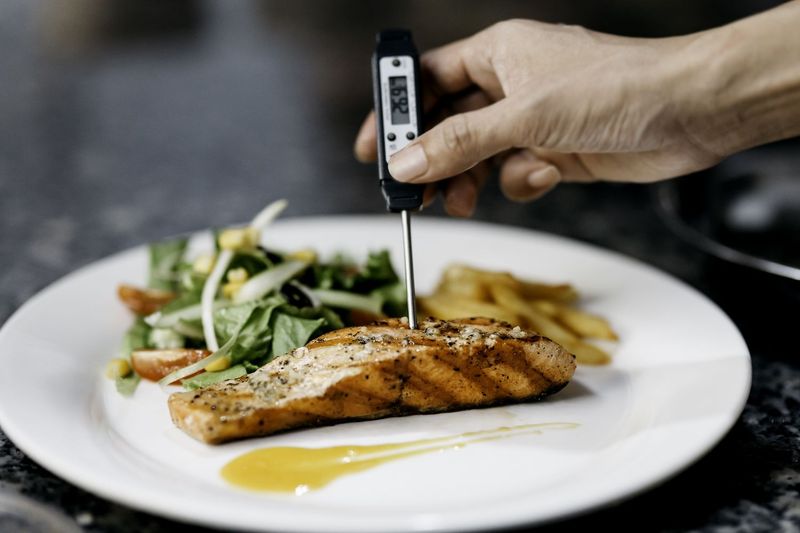 Using A Food Thermometer Incorrectly
