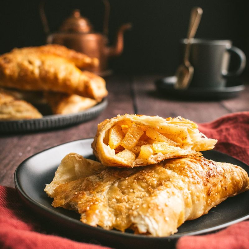 Flaky Pie Crust Apple Turnovers