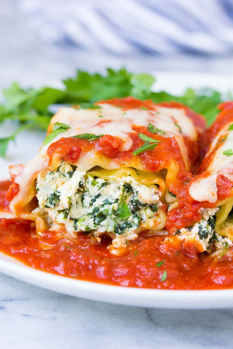 Veggie Lasagna Roll-Ups