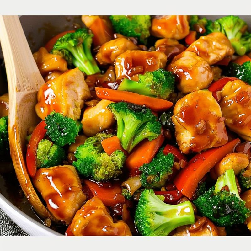 Honey Garlic Chicken Stir-Fry