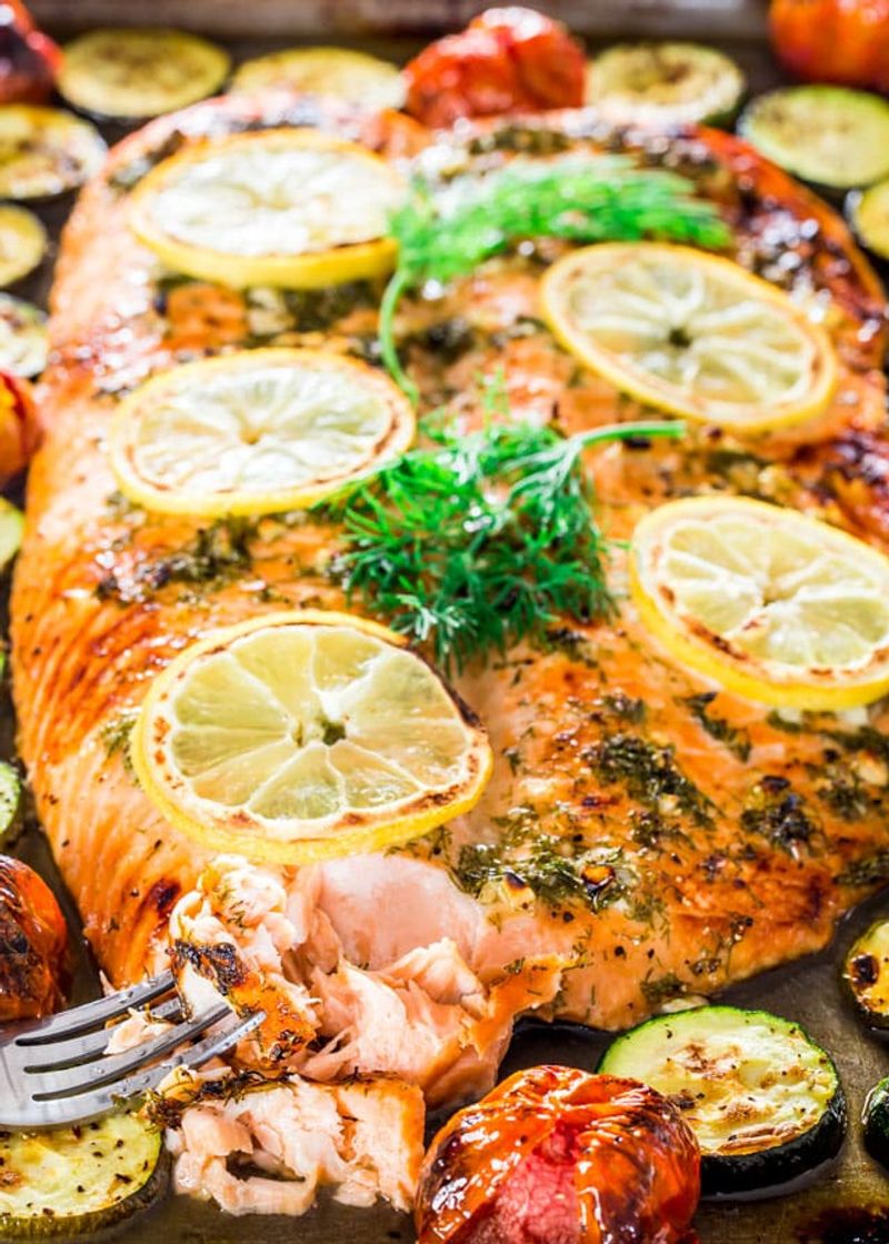 Sheet Pan Honey Garlic Salmon