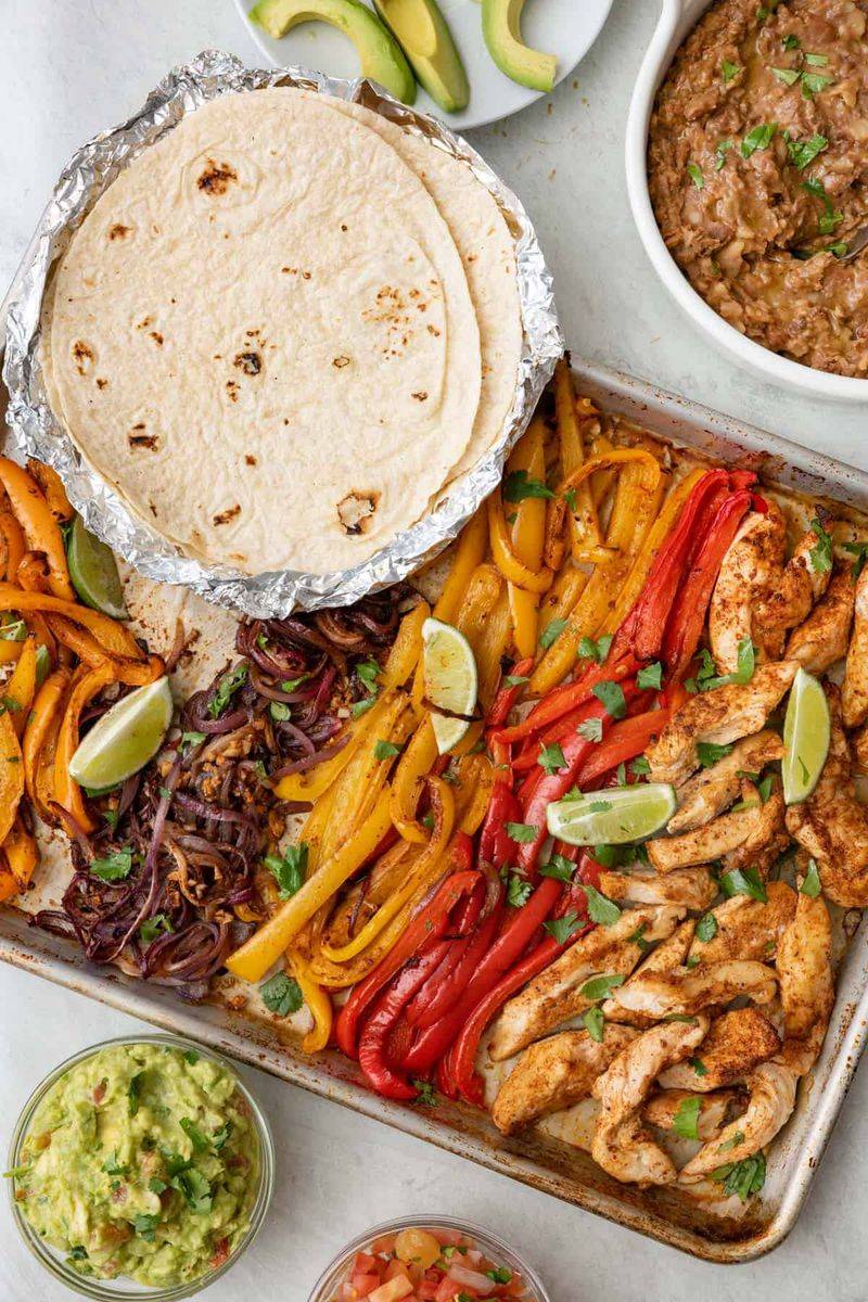 Sheet Pan Chicken Fajitas