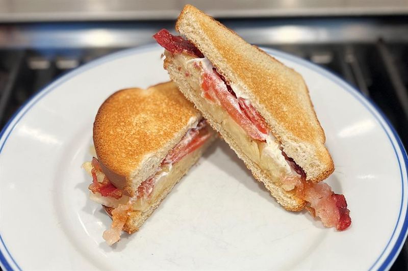 Spam And Banana Sandwiches