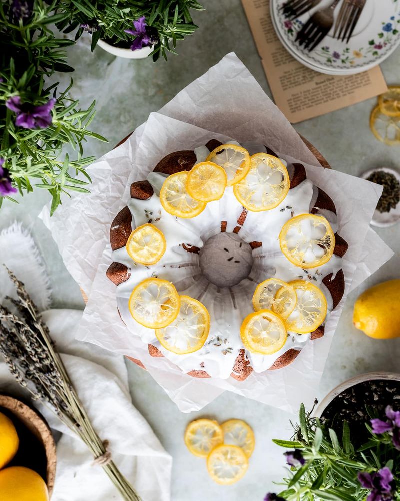 Lemon Lavender Bundt