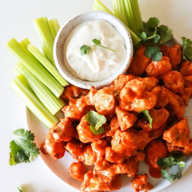 Buffalo Cauliflower 'Wings'