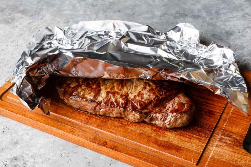 Not Letting Meat Rest
