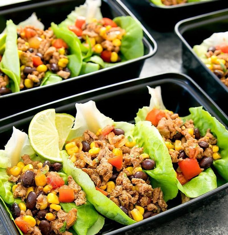 Turkey Taco Lettuce Wraps