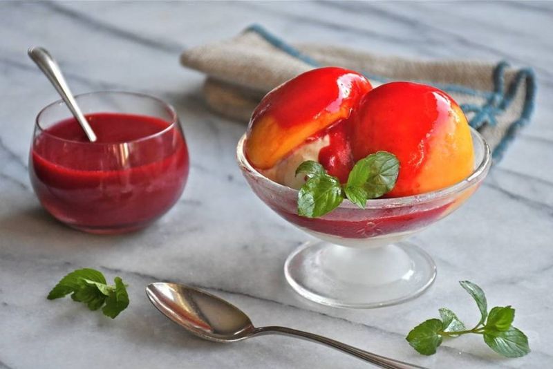 Peach Melba