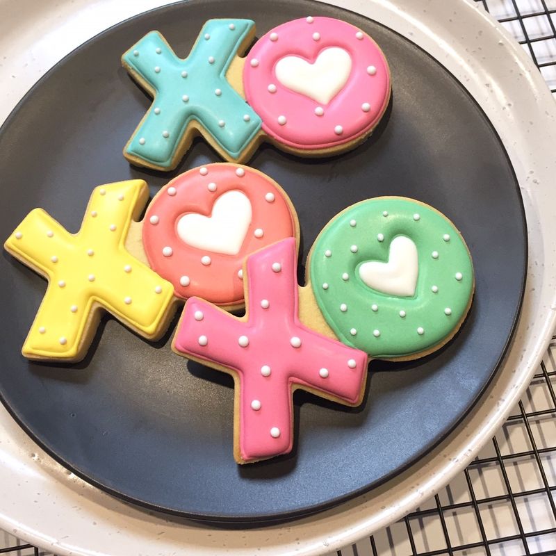 Hugs And Kisses Sugar Cookies