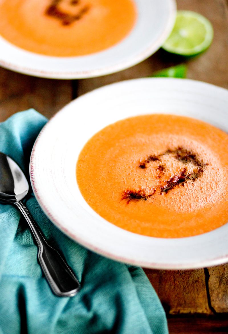 Chilled Papaya Ginger Soup
