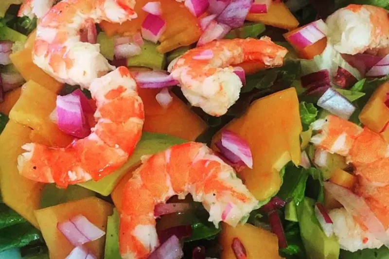 Papaya And Shrimp Ceviche