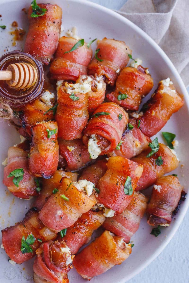 Bacon-Wrapped Stuffed Dates