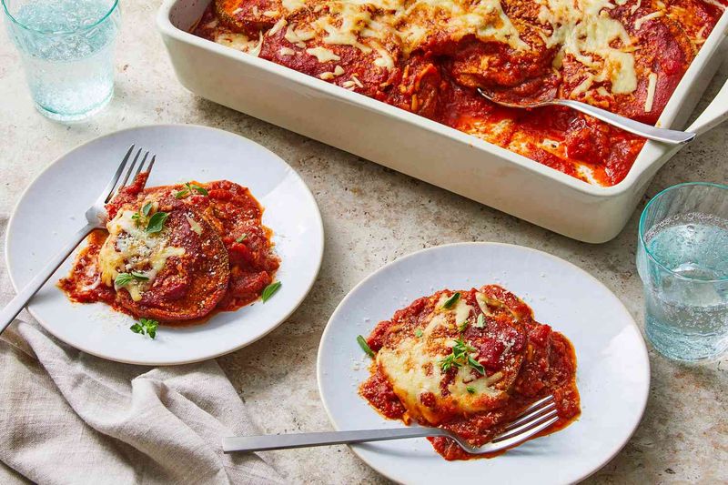Eggplant Parmesan Bake