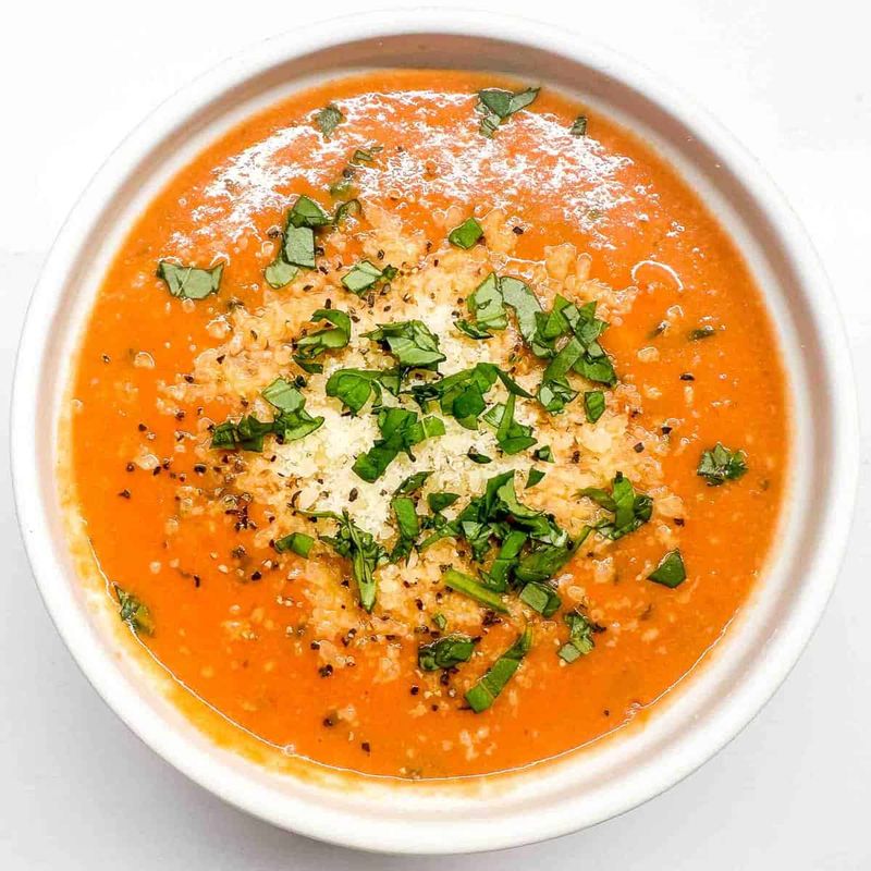 Creamy Tomato Parmesan Soup
