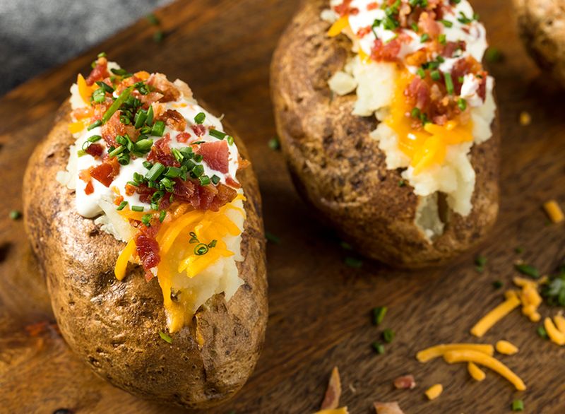 Ordering A Baked Potato Plain