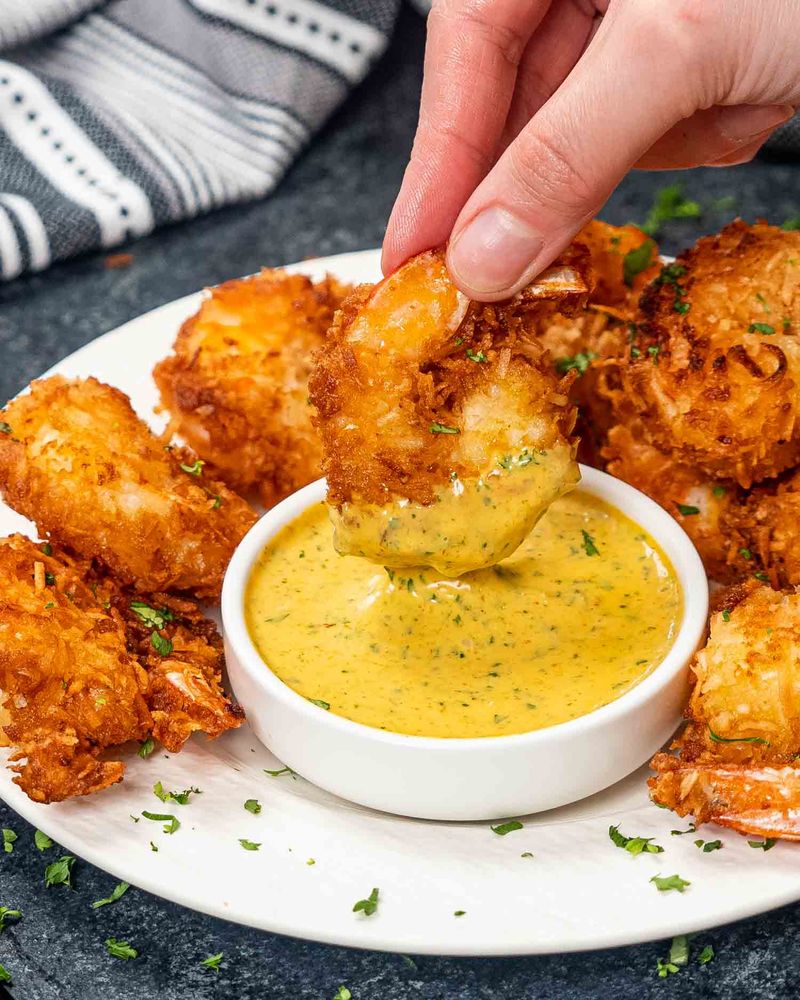 Coconut Shrimp With Mango Sauce