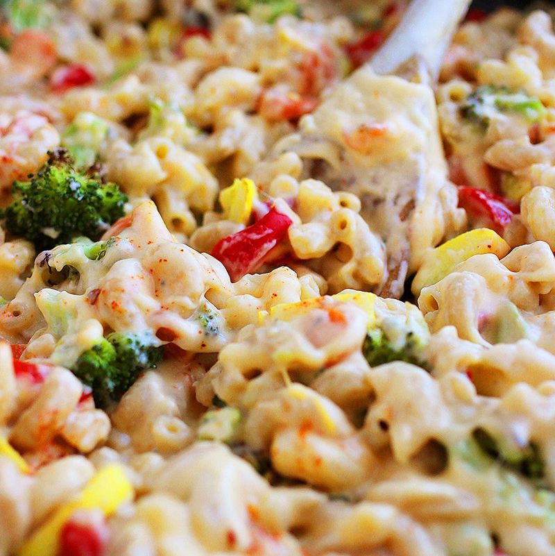 Baked Mac And Cheese with Veggies