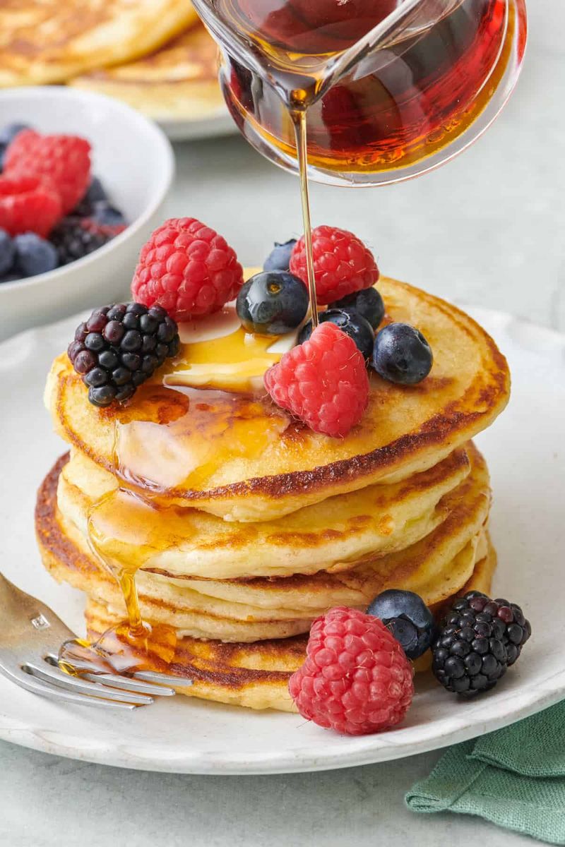 Breakfast-For-Dinner Pancake Stacks