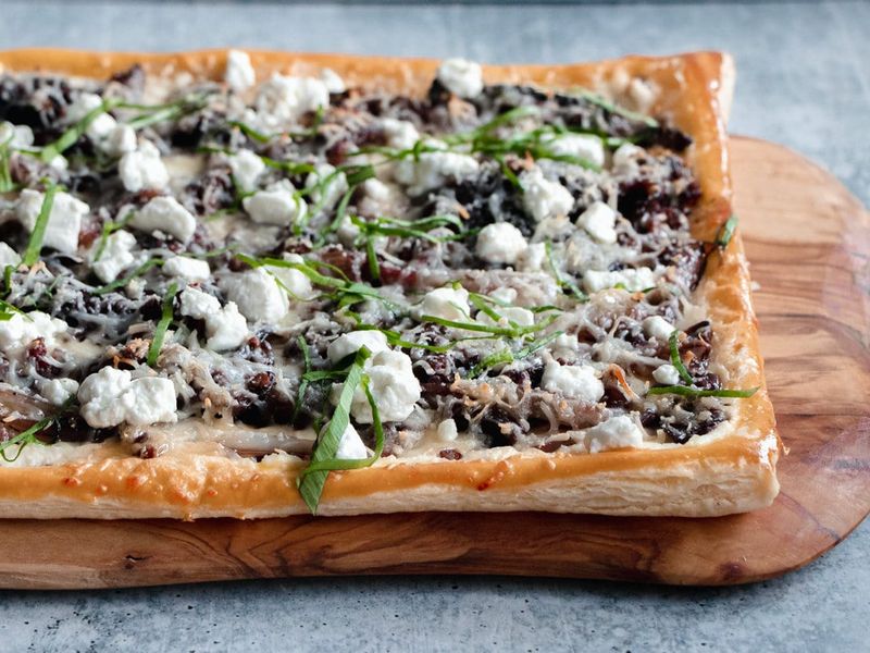 Ramp And Mushroom Tart