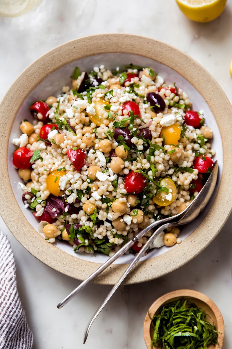 Light Pea And Couscous Bowl
