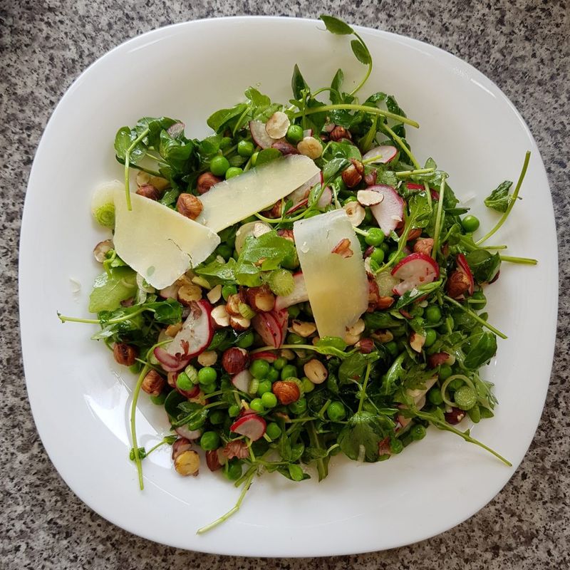 Pea Shoot Salad