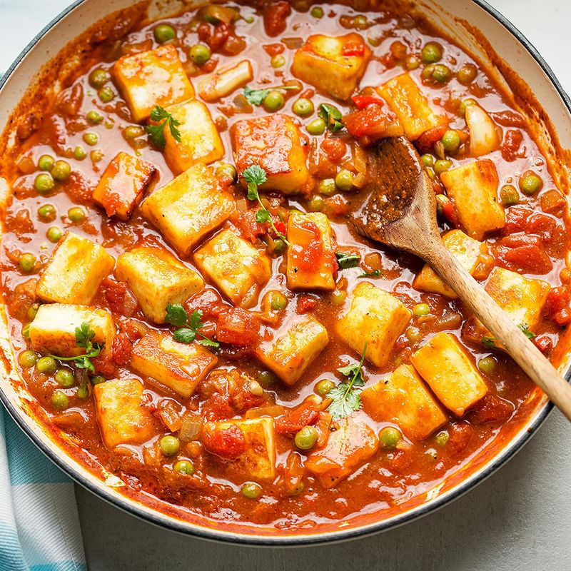 Pea And Paneer Curry