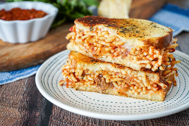 Spaghetti Sandwiches