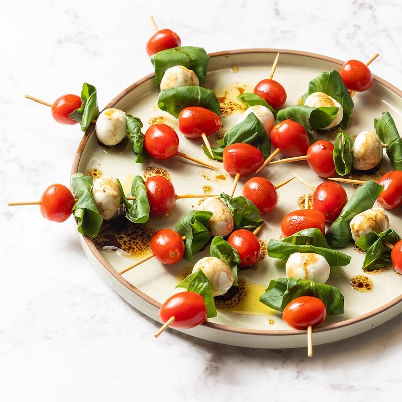 Caprese Skewer Stacks