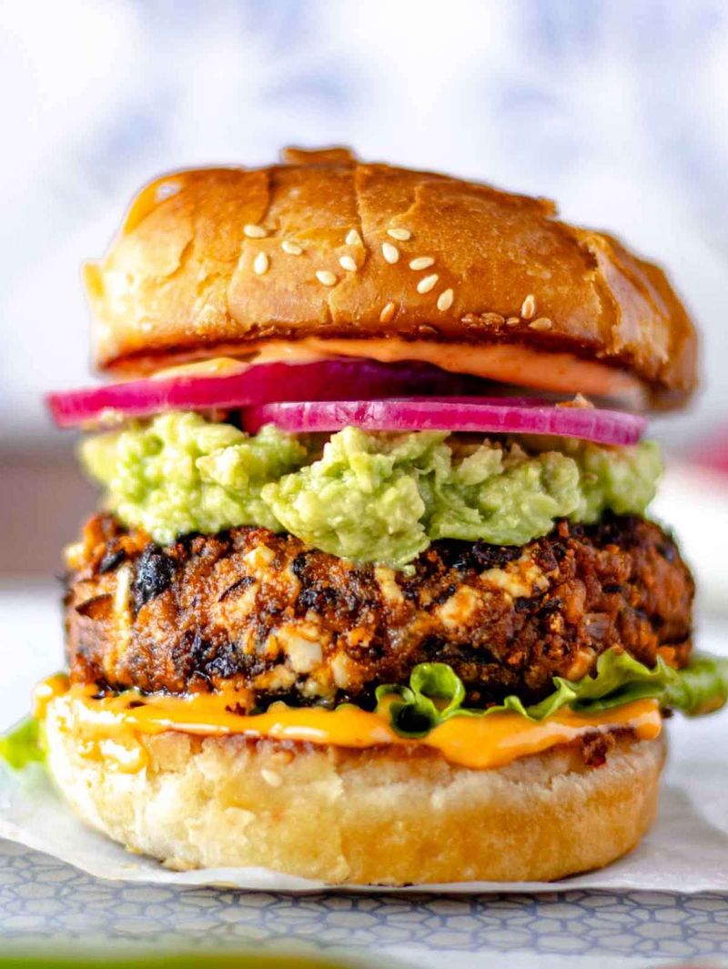 Spicy Black Bean Burgers