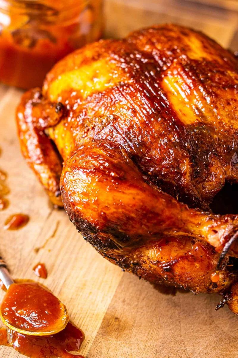 Hickory-Smoked Whole Chicken