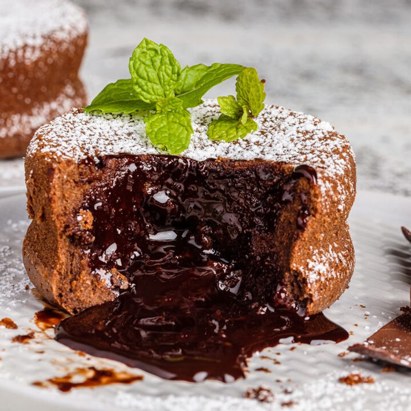 Chocolate Lava Cake For One
