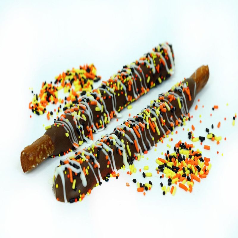 Chocolate-Dipped Pretzel Rods
